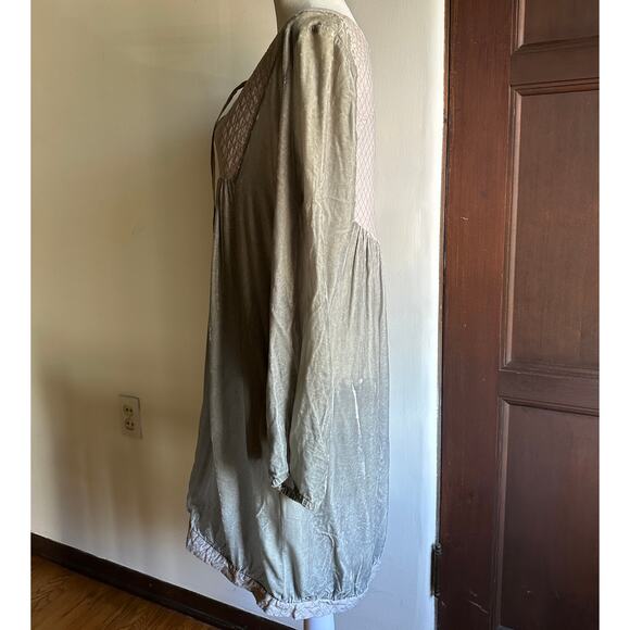 3.1 PHILLIP LIM Vintage Y2K Velvet Split Neck Dress - Size 4 - Picture 3 of 4